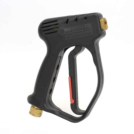 Interstate Pneumatics Pressure Washer Spray Gun, Rear Inlet, 3/8 Inch FNPT Inlet, 1/4 Inch FNPT Outlet, 4000 PSI PW7172